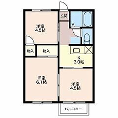 物件の間取り