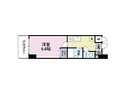 シヨン北九大前 1Kの間取図画像