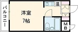 ロマネスク水前寺 ワンルームの間取図画像