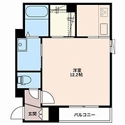 グランコート彩 ワンルームの間取図画像