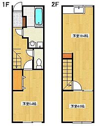 プロスペリタ城山 2LDKの間取図画像