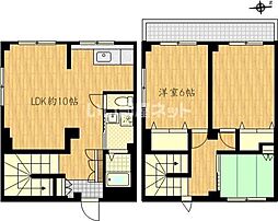 サンライフ内山 2SLDKの間取図画像