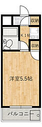 スタープラザ三筋 1Kの間取図画像