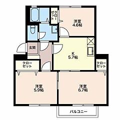 物件の間取り