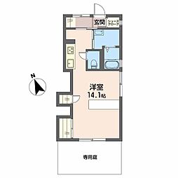 シャトレオーズ舞阪 2DKの間取図画像
