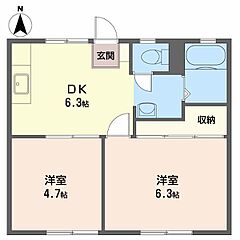 物件の間取り
