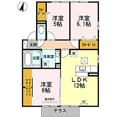 物件の間取り
