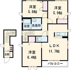 物件の間取り