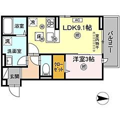 物件の間取り