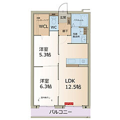 物件の間取り