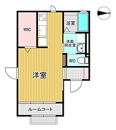 ブルーノSAKURAI ワンルームの間取図画像