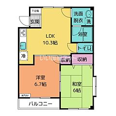物件の間取り