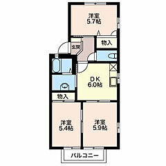 物件の間取り