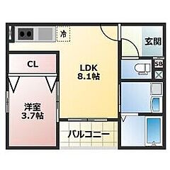 物件の間取り