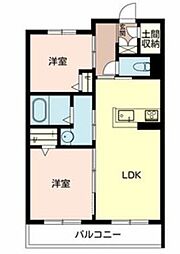 フェリーチェ 2LDKの間取図画像