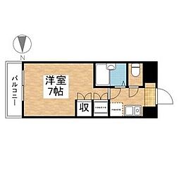 フェア・ステージ 1Kの間取図画像