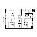 楠団地7階4.3万円