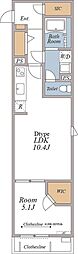 相模原市南区上鶴間1丁目マンション 1LDKの間取図画像