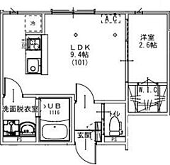 物件の間取り