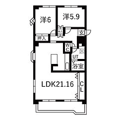 物件の間取り