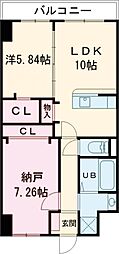 FREEDOM residence堺寺地町 2LDKの間取図画像