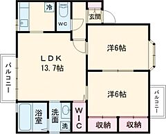 物件の間取り