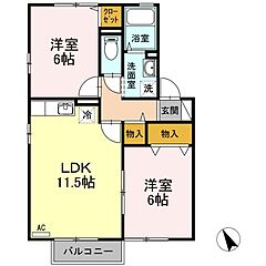 物件の間取り