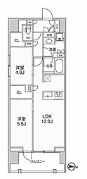墨田区業平3丁目マンション 2LDKの間取図画像