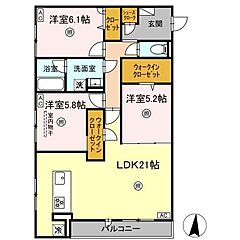 物件の間取り