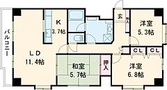 物件の間取り