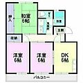野村ハイツ4階5.5万円