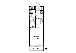 GRANPASEO文京小日向 1Kの間取図画像