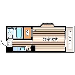 サンライズ志波町 ワンルームの間取図画像