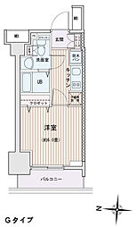 エスティメゾン錦糸町2 1Kの間取図画像