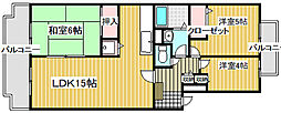 ESレジデンス・2 3LDKの間取図画像