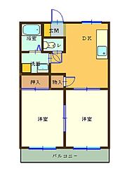 間取図画像 2DK