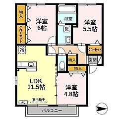物件の間取り