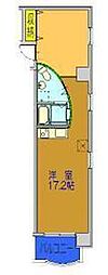 アイビスつくばガーデンコート ワンルームの間取図画像