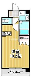 スクエアズカマクラ ワンルームの間取図画像