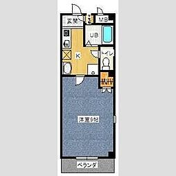 フォレストフィールド平針 1Kの間取図画像