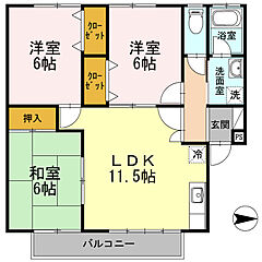 物件の間取り