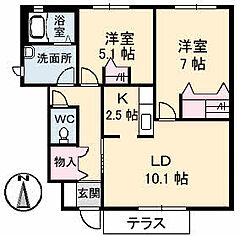 物件の間取り