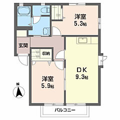 物件の間取り