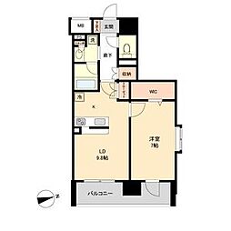 レジディア榴岡East 1LDKの間取図画像