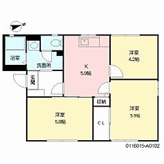 物件の間取り