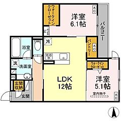 物件の間取り