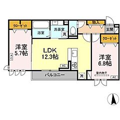 物件の間取り