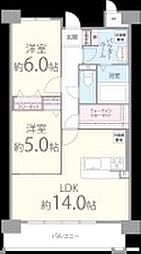 ネクスト吉塚 2SLDKの間取図画像