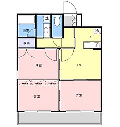 アガット 3LDKの間取図画像