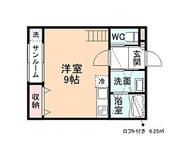 Mahalo ワンルームの間取図画像